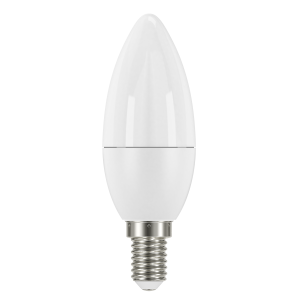 LED Candle Lamp with Small Edison Screw Cap, opal body & Daylight colour output
